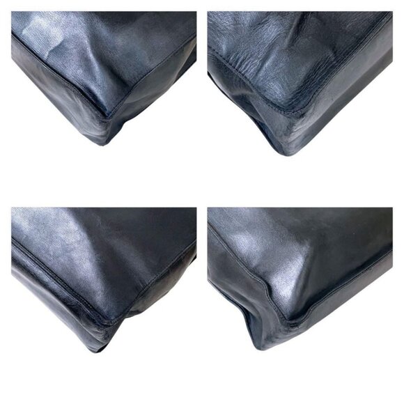 Authentic CHANEL Jumbo XL Shopping Tote Timeless Classic Black Lambskin Vintage - Picture 10 of 14